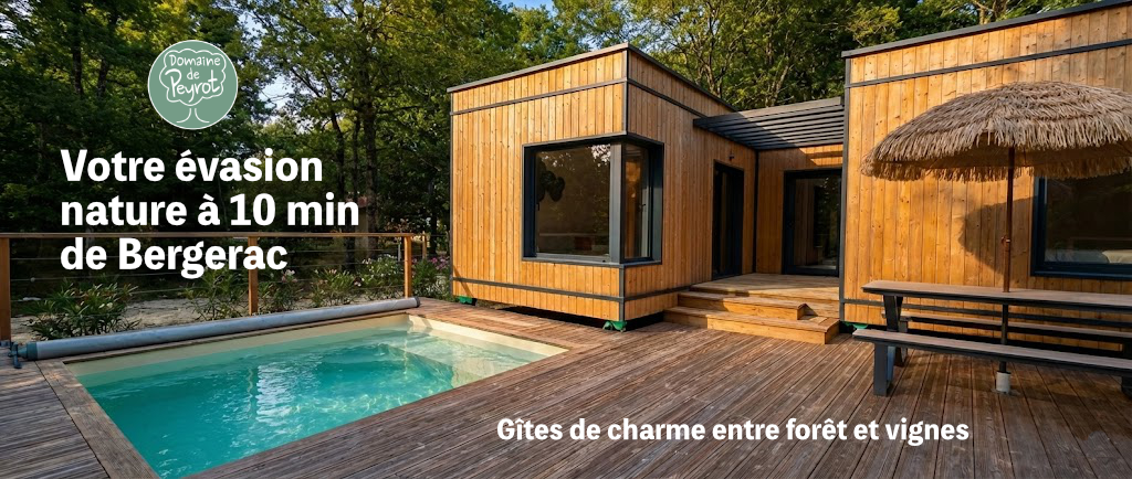 gite avec piscine privée à Bergerac